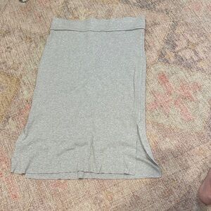 Splendid Light Gray Midi Skirt